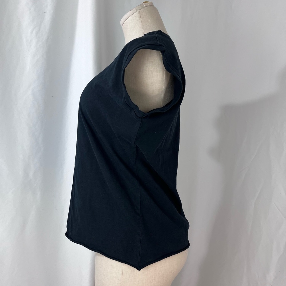Frank & Eileen ‘Aiden’ Black Muscle Tee - Picture 4 of 7